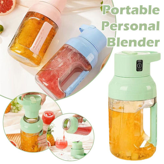 New Arrival Summer Electric Juicer - Portable 1500ml USB Rechargeable Blender for Fresh Juice - Kitchen Gadgets