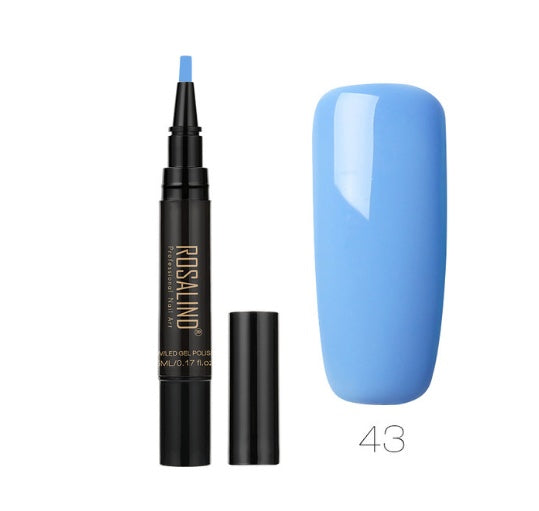 5ml Solid Color Nail Art Pen: Precision Nail Glue for Stunning Manicures