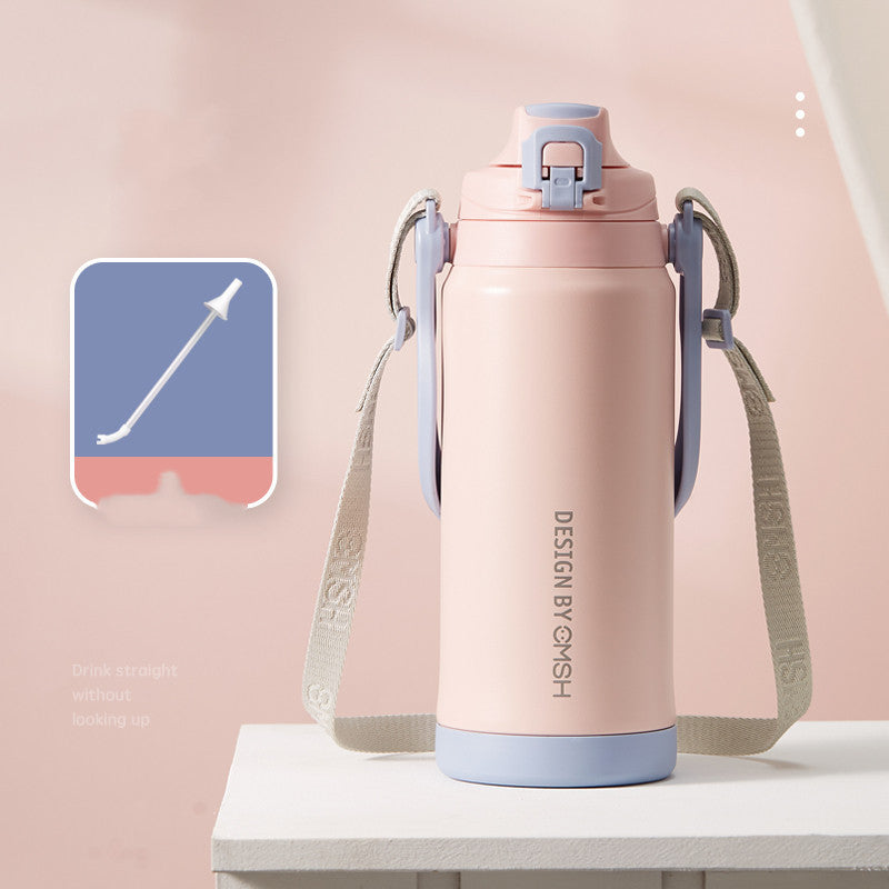 Portable Thermal Insulated Kettle: Stylish and Large-Capacity Travel Companion