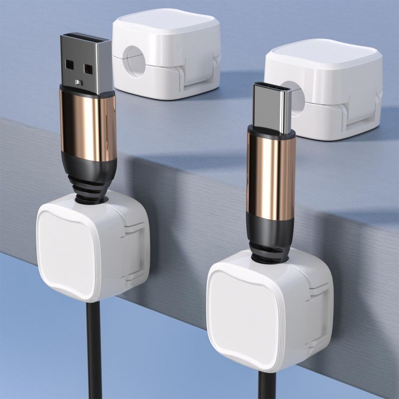 Magnetic Cable Clip: Under Desk Cable Management Solution