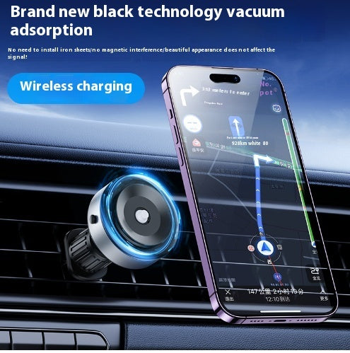 Intelligent Double-Sided Car Mount - Magnetic Universal Phone Holder with Vacuum Adsorption Stability