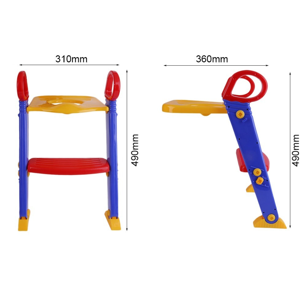 3-in-1 Baby Potty Chair: Safe, Adjustable, Foldable and Comfy for Your Precious Baby!