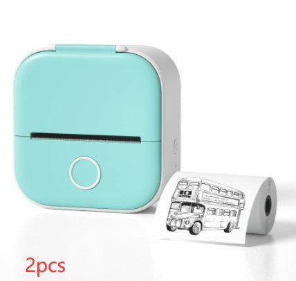 Portable Mini Thermal Label Printer - Bluetooth Home Photo & Student Study Aid, Price Tag Printer