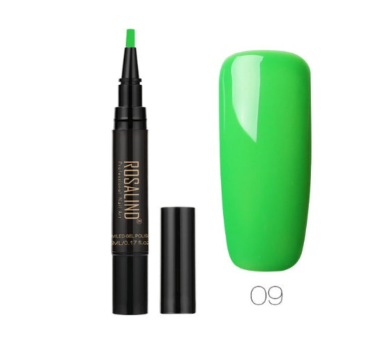 5ml Solid Color Nail Art Pen: Precision Nail Glue for Stunning Manicures