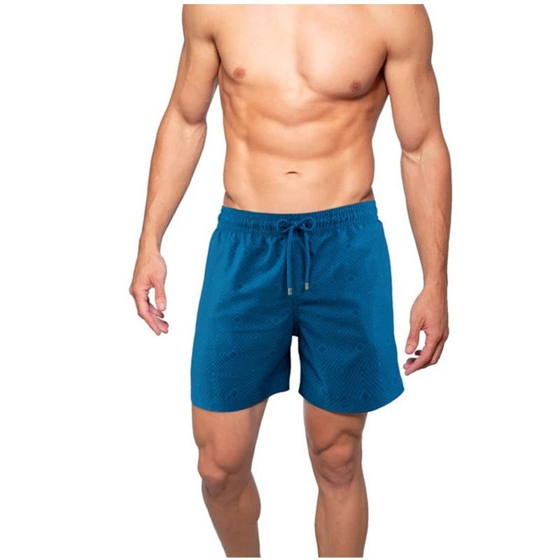 Men's Printed Beach Shorts Double Layer Ideal For Summer