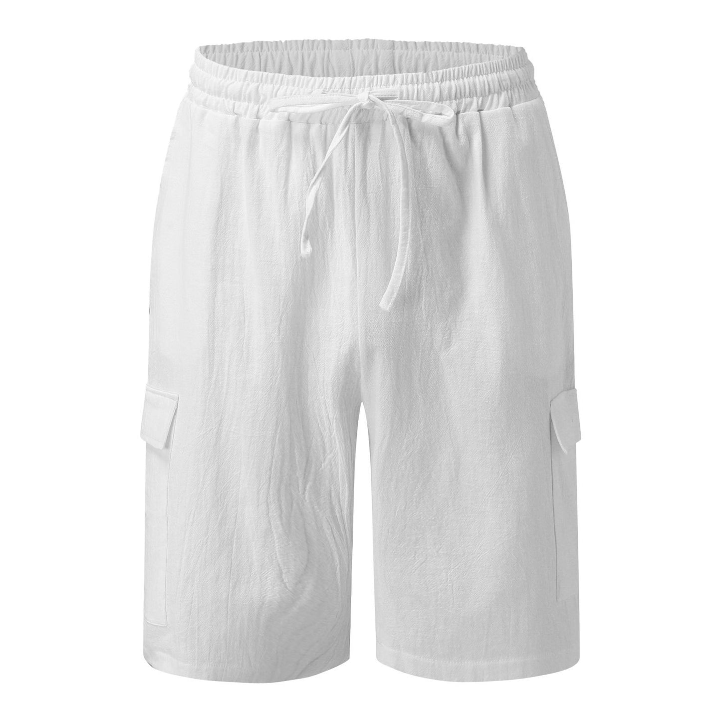 Men's Casual Vacation Beach Hawaiian Cotton Shorts