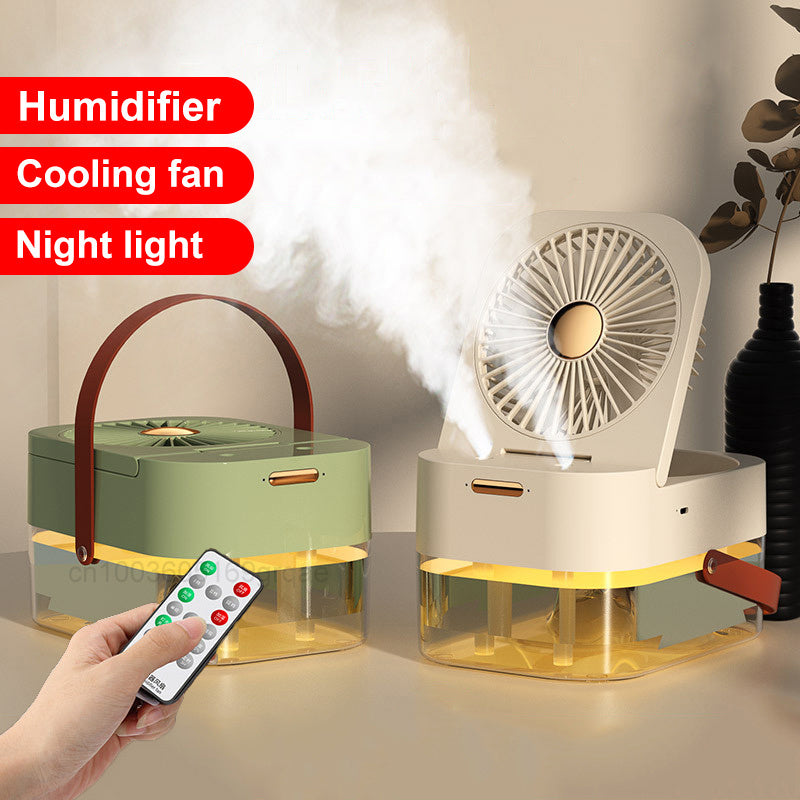 Humidifier Spray Fan Portable Fan Air Cooler Air With USB Port Connector