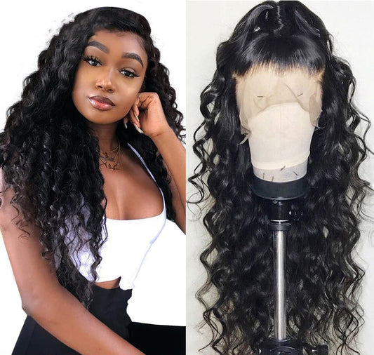 Black Curly Lace Wig