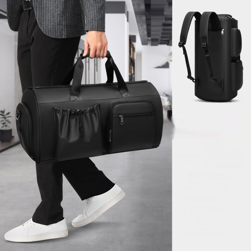 Men’s High-Quality Waterproof Suit Bag with Shoe Compartment and Dry/Wet Separation