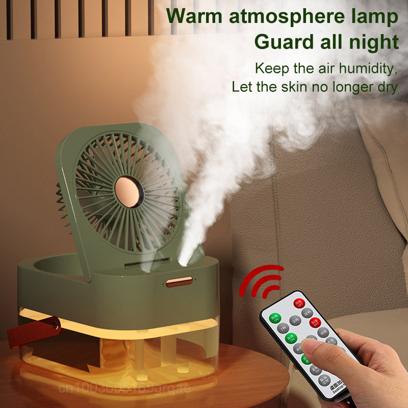 Humidifier Spray Fan Portable Fan Air Cooler Air With USB Port Connector