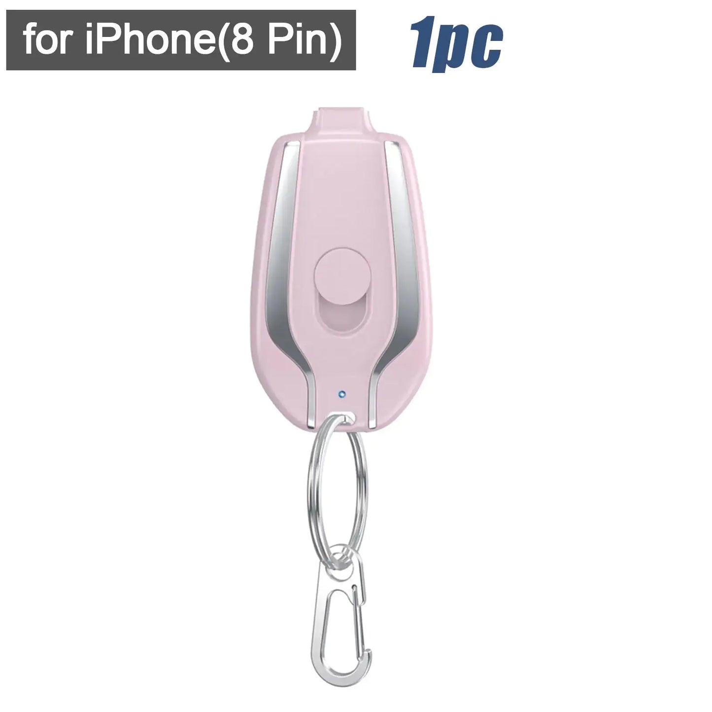 Compact Keychain Emergency Phone Charger Power Bank