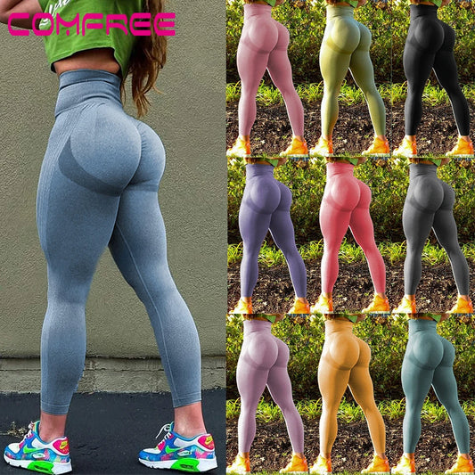 Booty Lifting Yoga Pants | High Waist Workout Leggings - Gym Sportswear