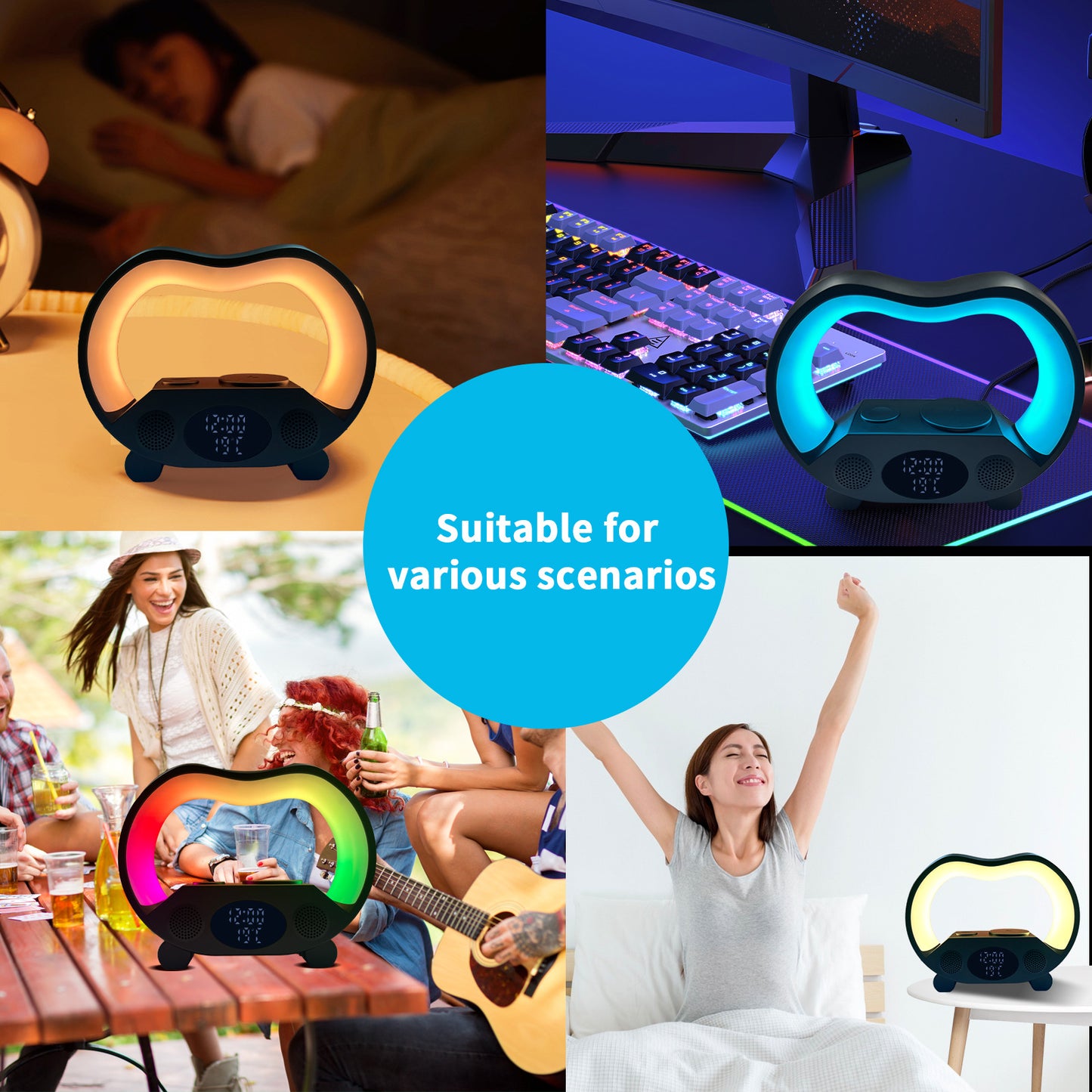 Bluetooth Speaker With Ambience and Intelligent LED