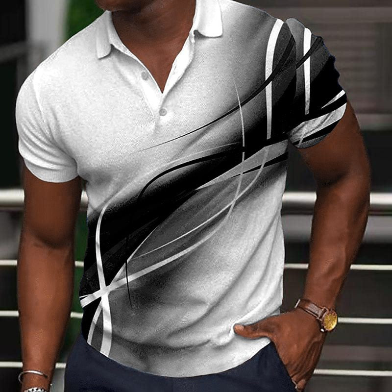 3D Textured Polo Shirt