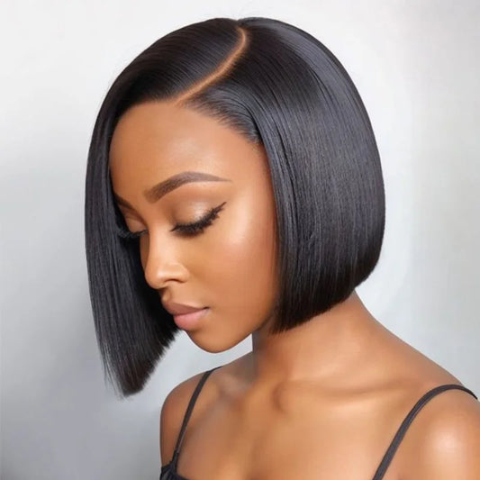 Hot Sale Short BOB Wig T-Part Lace Frontal