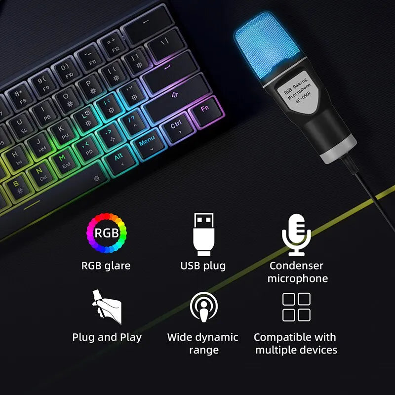 SF666R RGB Condenser Microphone