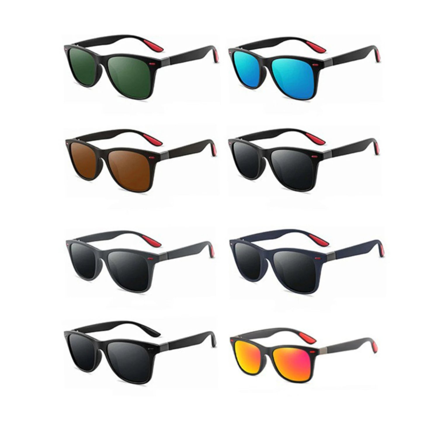 UV400 Polarized Square Sunglasses