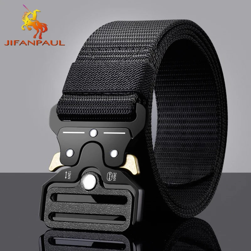 High-Quality Tactical Men's Canvas Belt