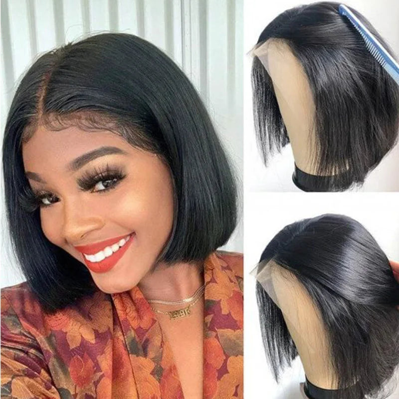 Hot Sale Short BOB Wig T-Part Lace Frontal