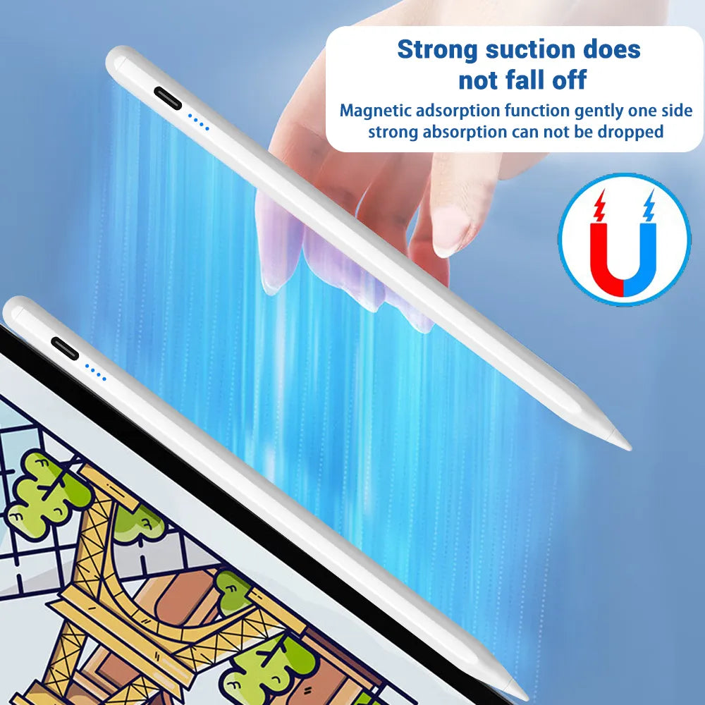 Palm Rejection Stylus Pen for iPad - Precise & Fast Charging