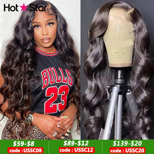 Body Wave Pre-Plucked Lace Front Human Hair Wig