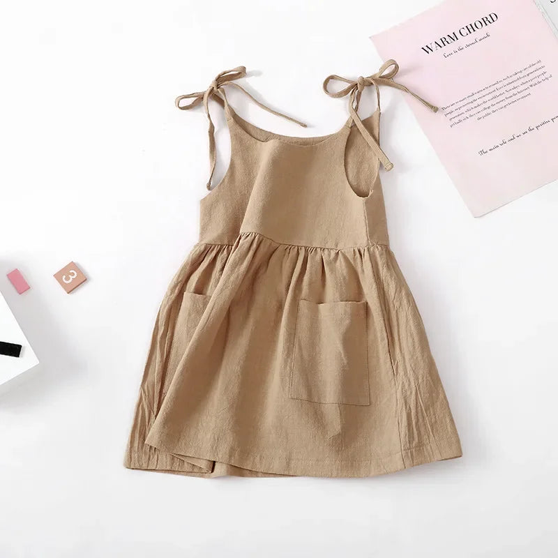 Summer Toddler Girl Cotton Sundress