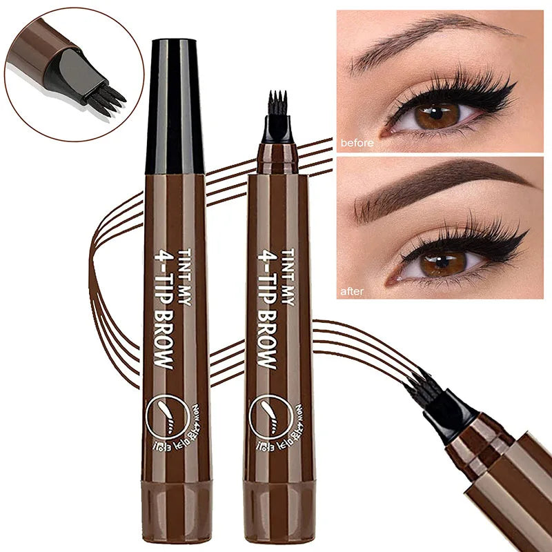 4 Point Waterproof Microblade Eyebrow Pen