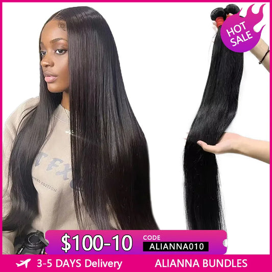 10A Brazilian Hair Bundles - 30-40 Inch Extensions