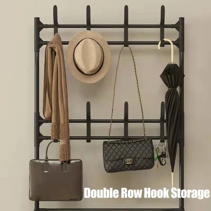 Clothes Hanger Multi-ayer Shoe Rack Doorway Hangers Shoe Shelf Coat Rack Storage Clothing Indoor Storage Furniture Hat Hangers