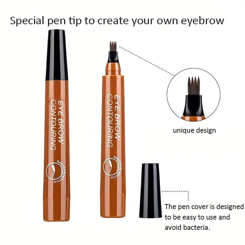 4 Point Waterproof Microblade Eyebrow Pen