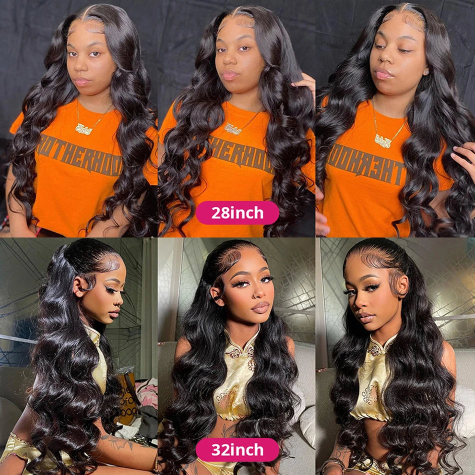 Body Wave Pre-Plucked Lace Front Human Hair Wig