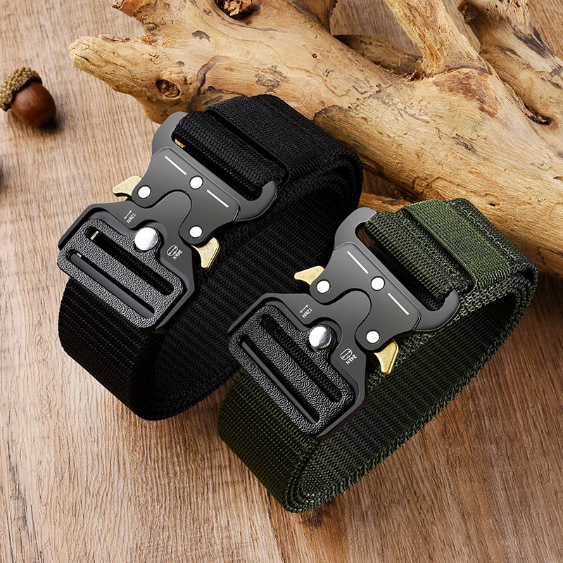 High-Quality Tactical Men's Canvas Belt