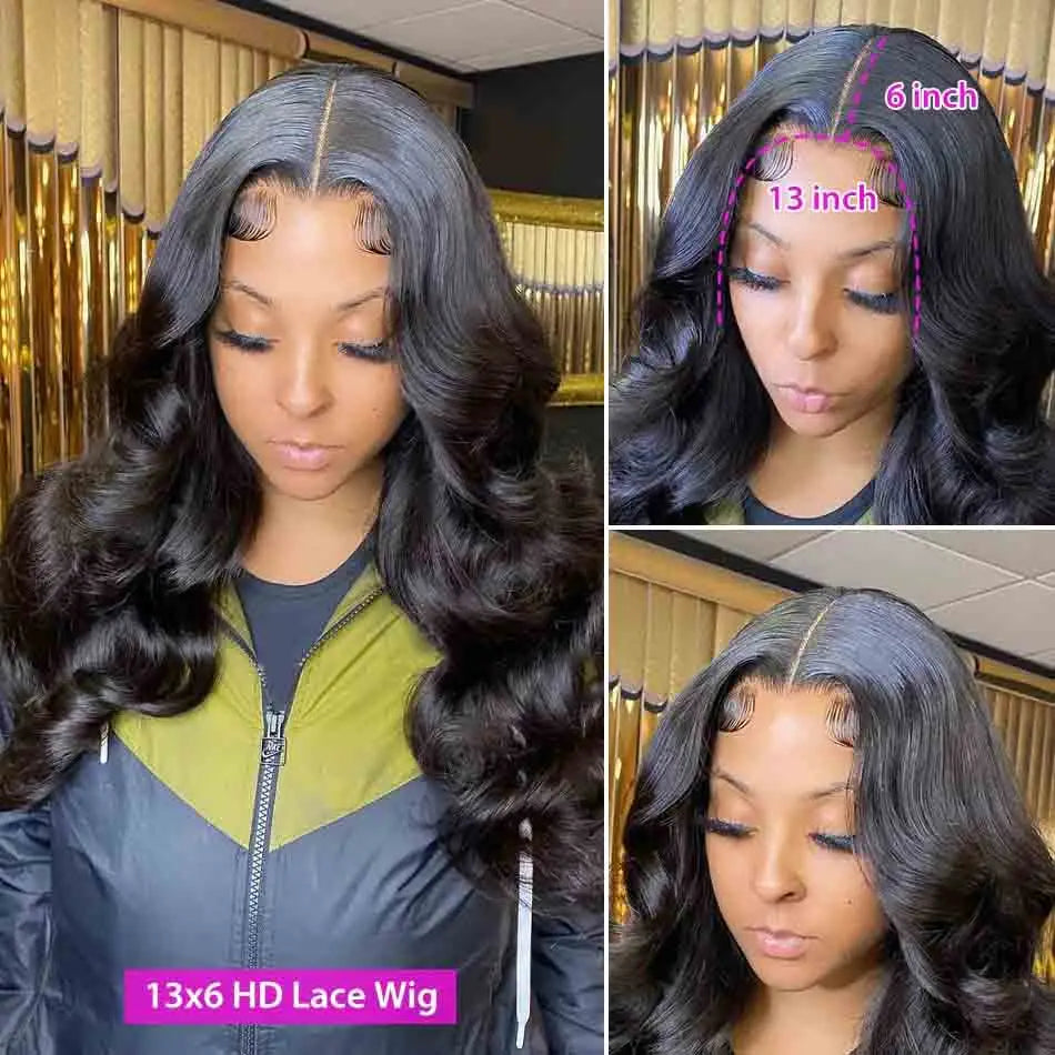 Body Wave Pre-Plucked Lace Front Human Hair Wig