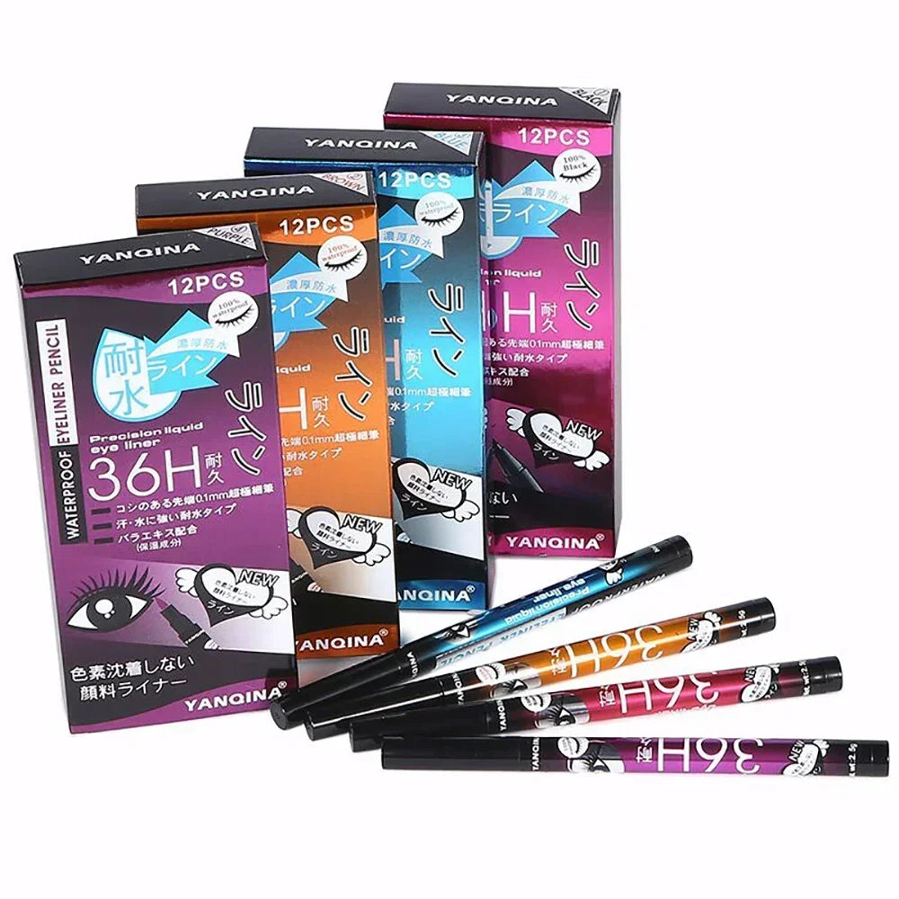 Black Waterproof Liquid Eyeliner Pen