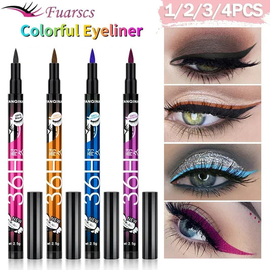 Black Waterproof Liquid Eyeliner Pen