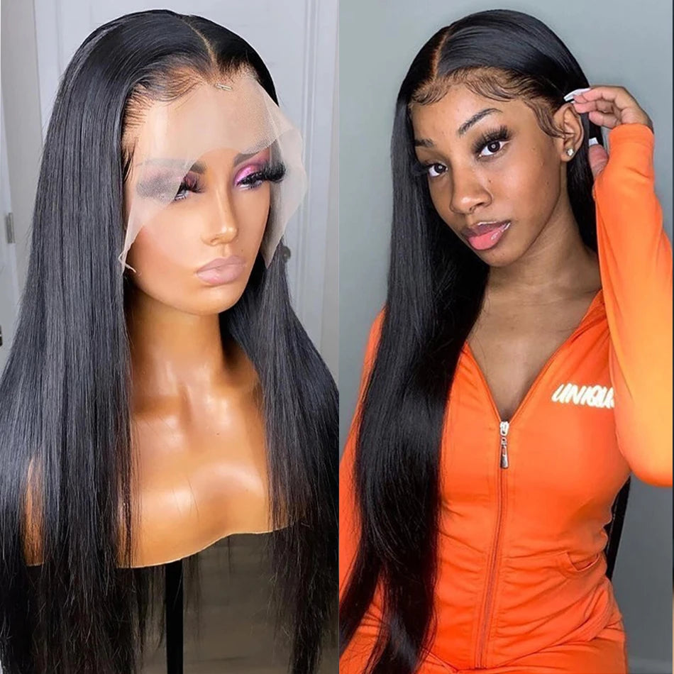 30 32 34 Inch Straight Lace Front Wig