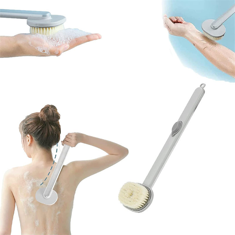 Dual-purpose Shower Brush With Multifunctional Detachable Bath Brush For Back Body