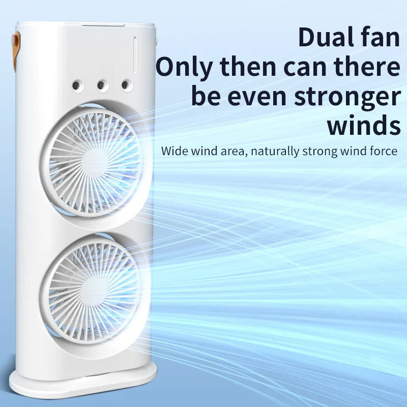 Portable Humidifier Fan | Air Conditioner Household Small | Air Cooler Hydrocooling Portable Air Adjustment