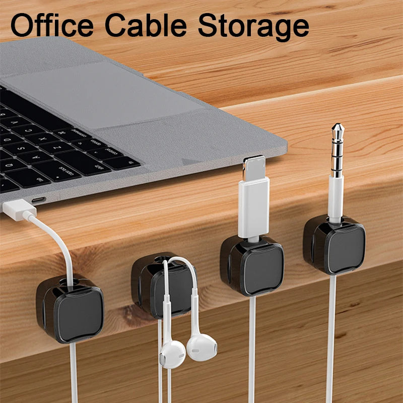 Magnetic Cable Clip: Under Desk Cable Management Solution