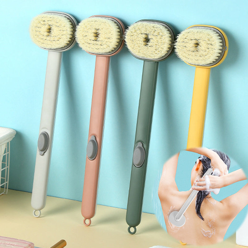 Dual-purpose Shower Brush With Multifunctional Detachable Bath Brush For Back Body