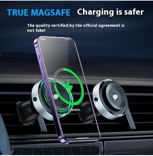 Intelligent Double-Sided Car Mount - Magnetic Universal Phone Holder with Vacuum Adsorption Stability