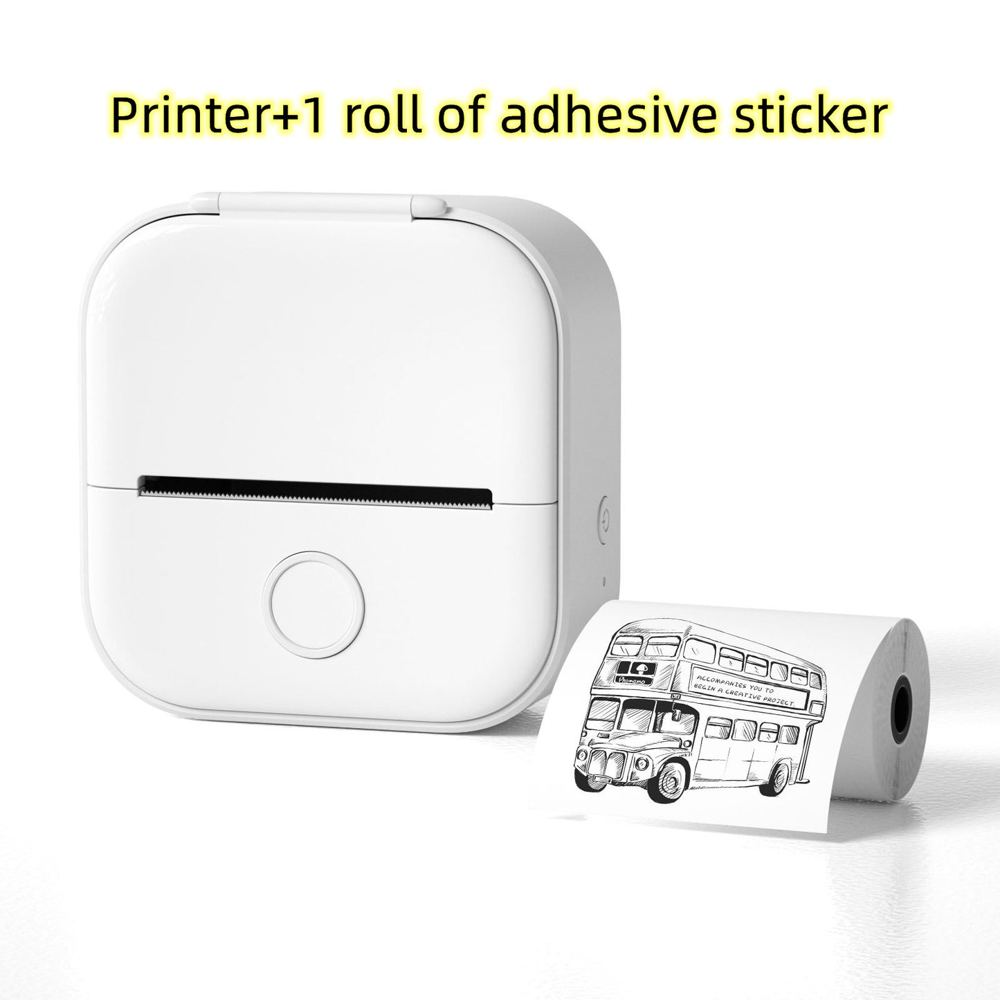 Portable Mini Thermal Label Printer - Bluetooth Home Photo & Student Study Aid, Price Tag Printer