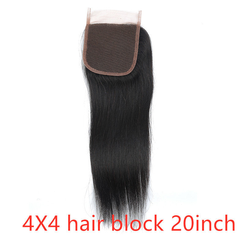 Real human hair straight wave human