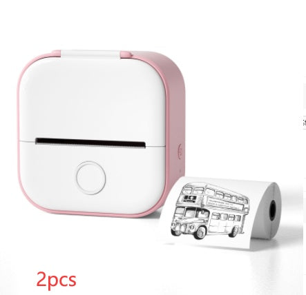 Portable Mini Thermal Label Printer - Bluetooth Home Photo & Student Study Aid, Price Tag Printer