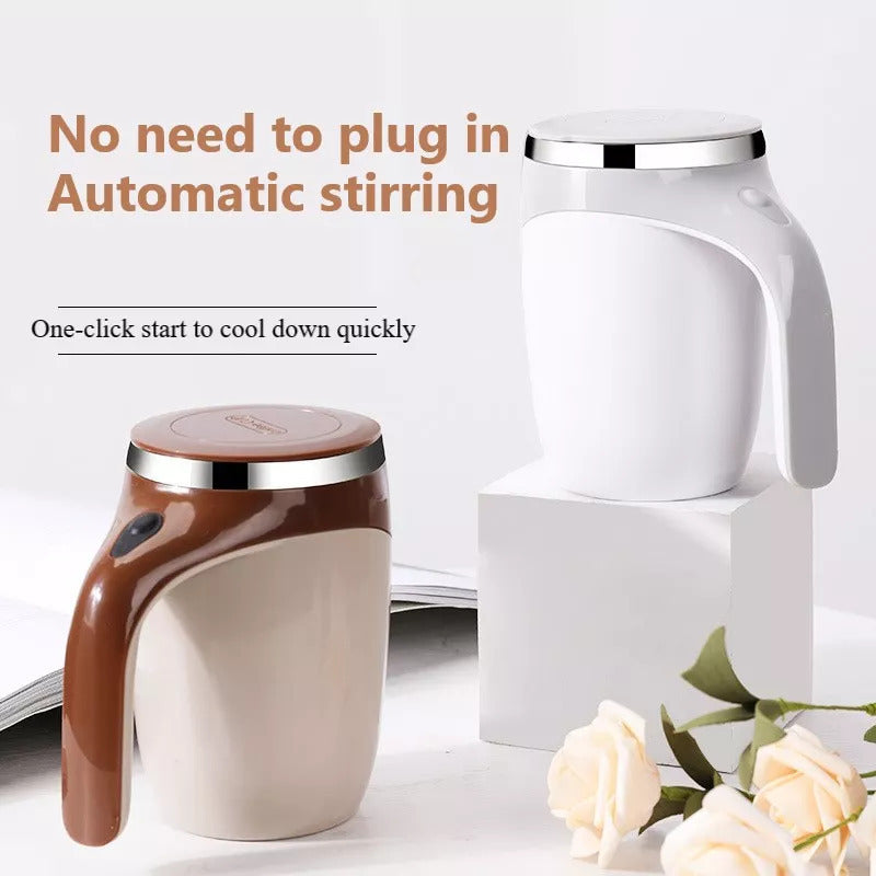 Rechargeable Automatic Stirring Coffee Cup | High-Value Electric Mixer | Lazy Milkshake Magnetic Rotating Water Cup