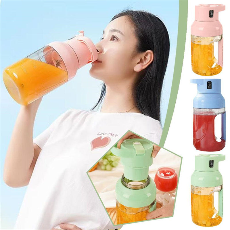 New Arrival Summer Electric Juicer - Portable 1500ml USB Rechargeable Blender for Fresh Juice - Kitchen Gadgets