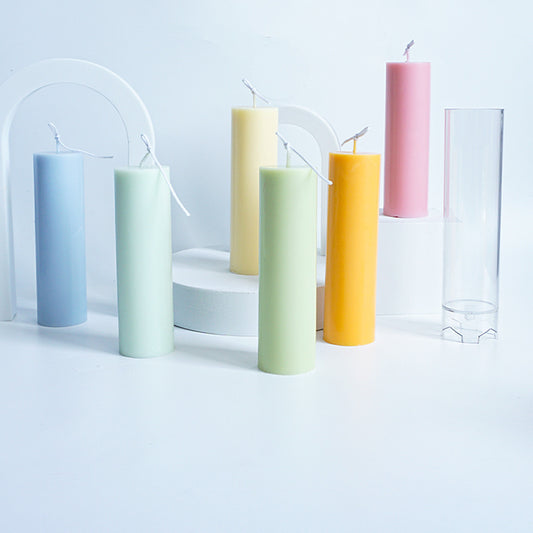 Manual Diy Plastic Mould For Cylindrical Candles