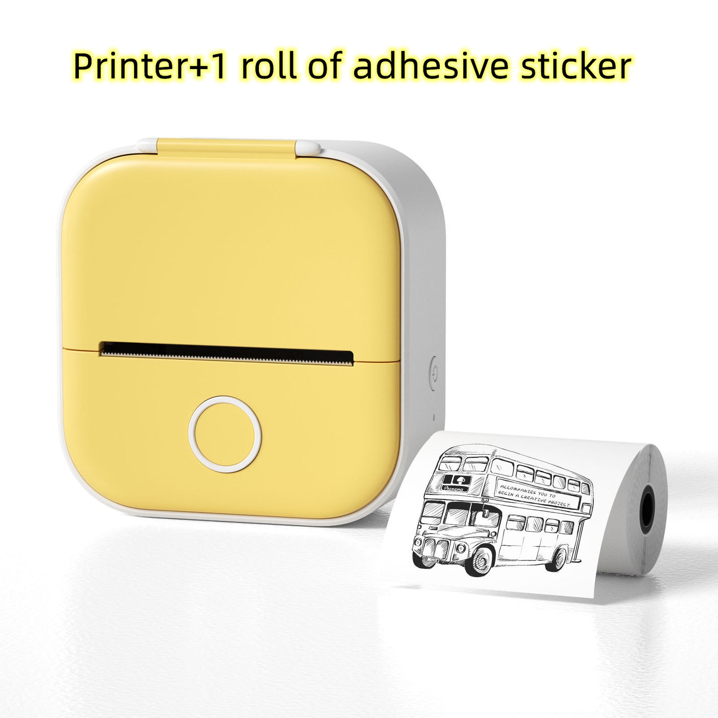 Portable Mini Thermal Label Printer - Bluetooth Home Photo & Student Study Aid, Price Tag Printer