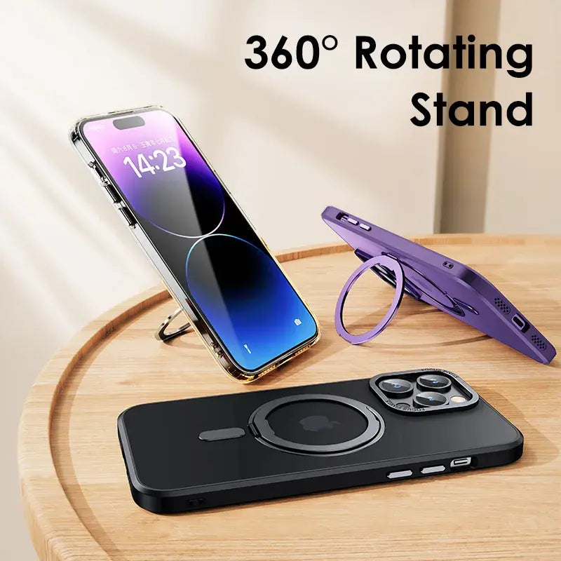 Magnetic 360° Rotation Stand Phone Case